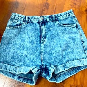 High wasted mom shorts